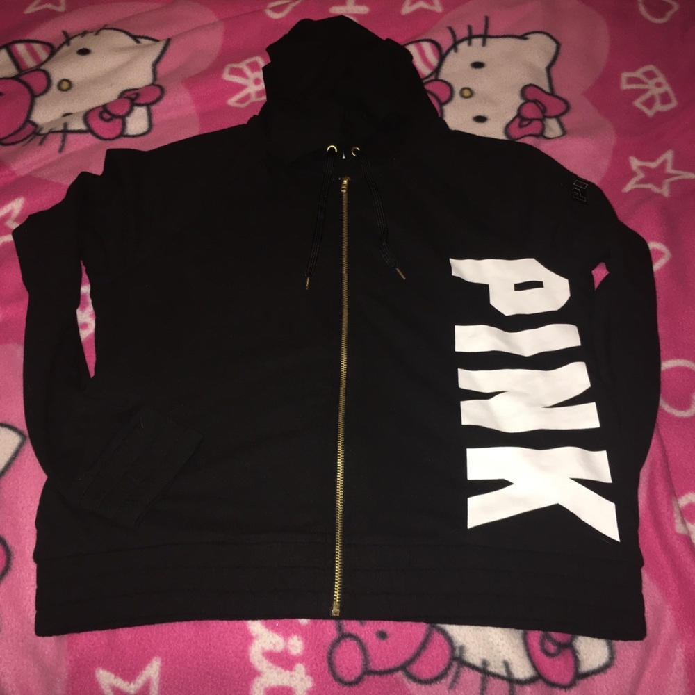 PINK zip up hoodie